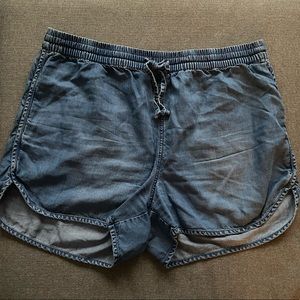 Juicy Couture Cotton denim shorts
